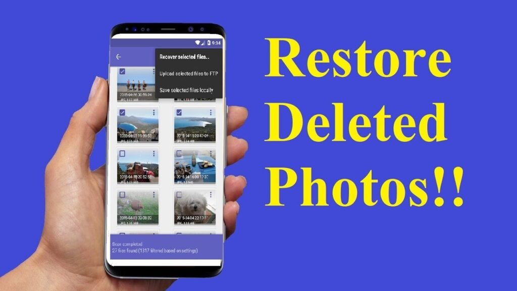 Recover Deleted Photos Easily